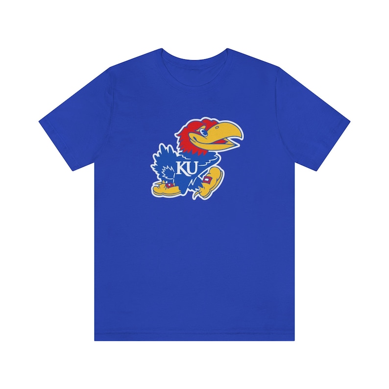 Kansas Jayhawks Shirt Bella Canvas- Super Soft Tee Rock Chalk Jayhawk - Image 4