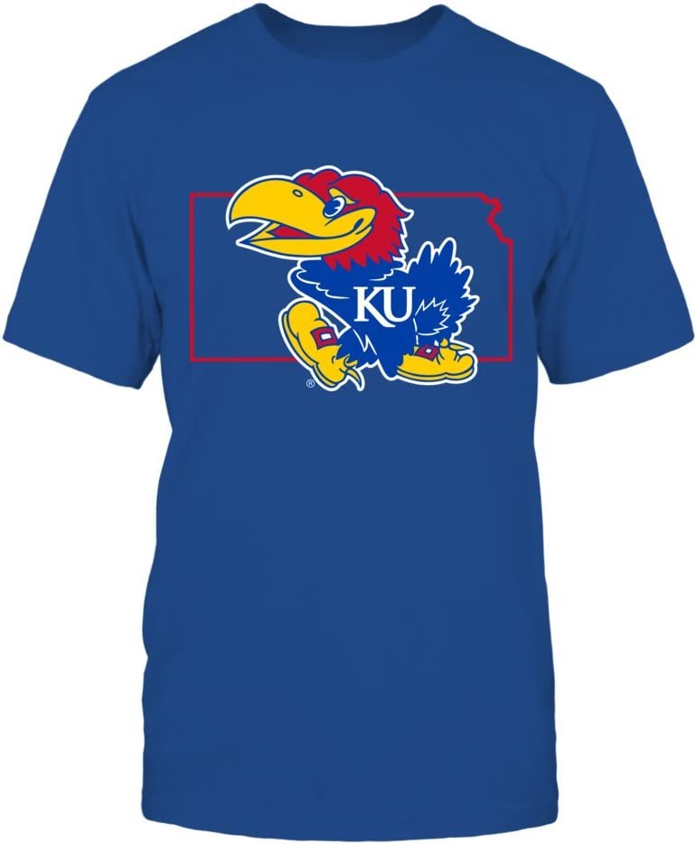 Kansas Jayhawks Shirt, Big Jay In State Outline Gifts For Fans, Vintage Ncaa Shirts