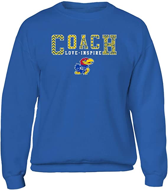Kansas Jayhawks Shirt, Coach Love Inspire Slogan Patterned Team, Kansas Basketball Shirts Gifts - Image 3