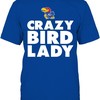 Kansas Jayhawks Shirt, Crazy Lady Gifts For Fans, Vintage Ncaa Shirts