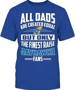Kansas Jayhawks Shirt, Finest Dad, Kansas Basketball Shirts, Kansas Basketball Shirts Gifts