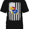 Kansas Jayhawks Shirt, Flag Pride Gifts For Fans, Vintage Ncaa Shirts