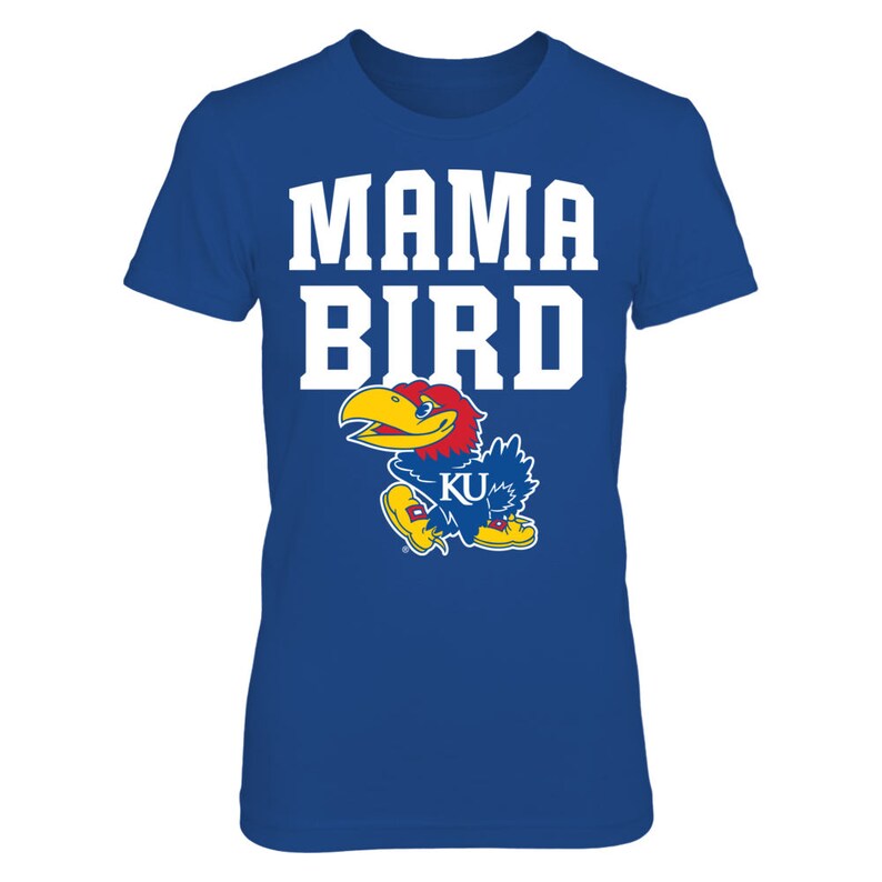 Kansas Jayhawks Shirt For Women, Mama Bird Women'S Shirt, Kansas Apparel - Image 2