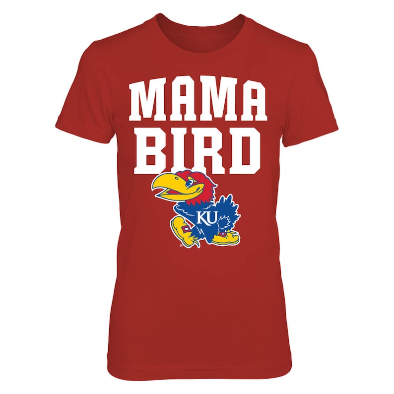 Kansas Jayhawks Shirt For Women, Mama Bird Women'S Shirt, Kansas Apparel - Image 3