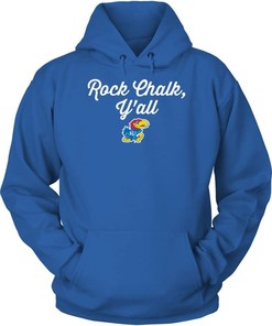 Kansas Jayhawks Shirt, Rock Chalk Y'All Gifts For Fans, Vintage Ncaa Shirts