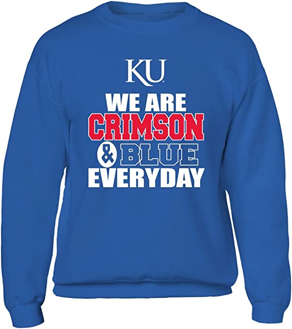Kansas Jayhawks Sweatshirt, Crimson And Ku Gifts For Fans, Vintage Ncaa Shirts
