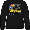 Kansas Jayhawks Sweatshirt, Hello Game Day, University Of, Kansas Basketball Shirts Gifts