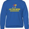 Kansas Jayhawks Sweatshirt, Mascot Logo Volleyball, Kansas Basketball Shirts Gifts