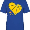 Kansas Jayhawks Tank Top, Ku Basketball Heart Gifts For Fans, Vintage Ncaa Shirts