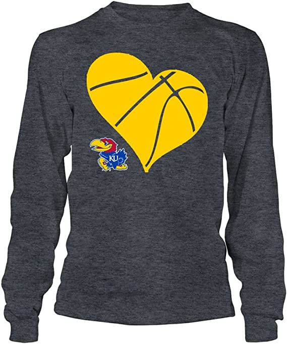 Kansas Jayhawks Tank Top, Ku Basketball Heart Gifts For Fans, Vintage Ncaa Shirts - Image 2