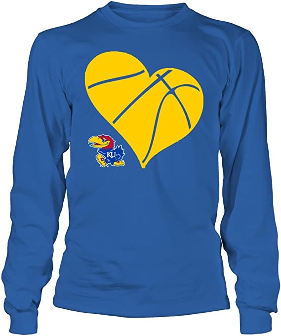 Kansas Jayhawks Tank Top, Ku Basketball Heart Gifts For Fans, Vintage Ncaa Shirts - Image 3