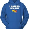 Kansas Jayhawks Team Shirt, I Married Into This Gifts For Fans,