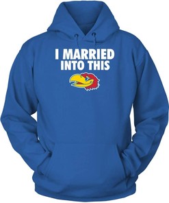 Kansas Jayhawks Team Shirt, I Married Into This Gifts For Fans,