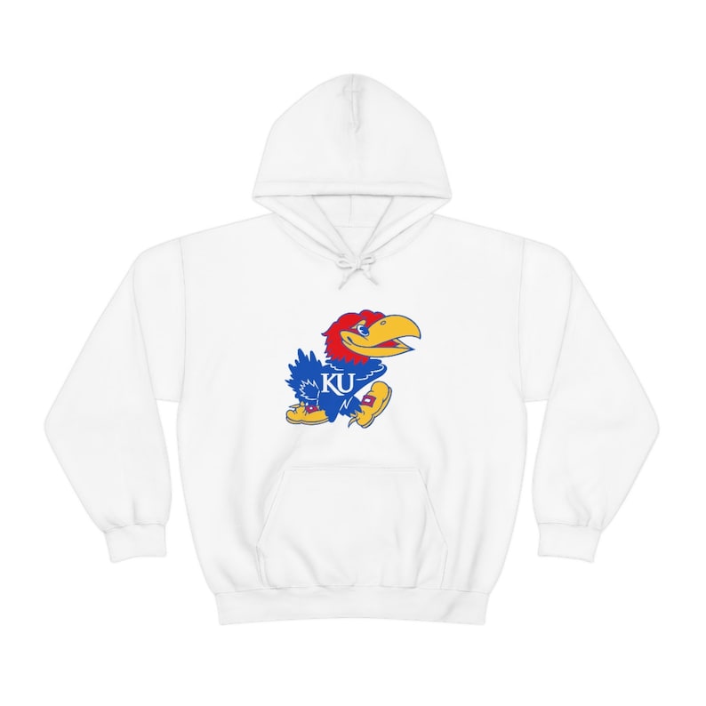 Kansas Jayhawks Unisex Heavy Blend Hooded Sweatshirt,Kansas Jayhawks Fan Outfit Hoodie - Image 3