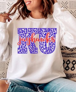 Kansas Sweatshirt, Gifts For Mom, Girlfriend, Wife, Football, Basketball Sweatshirt