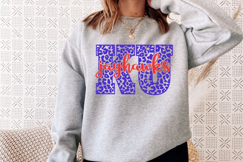 Kansas Sweatshirt, Gifts For Mom, Girlfriend, Wife, Football, Basketball Sweatshirt - Image 2