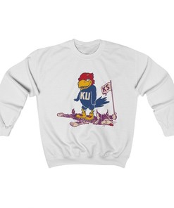 Kansas University, Ku Jayhawks Retro Beat K State Unisex Crewneck Sweatshirt
