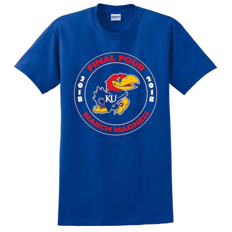 Ku Final Four Shirt Kansas Jayhawks 2018 Ncaa Championship Tournament, March Madness Rock Chalk Baby