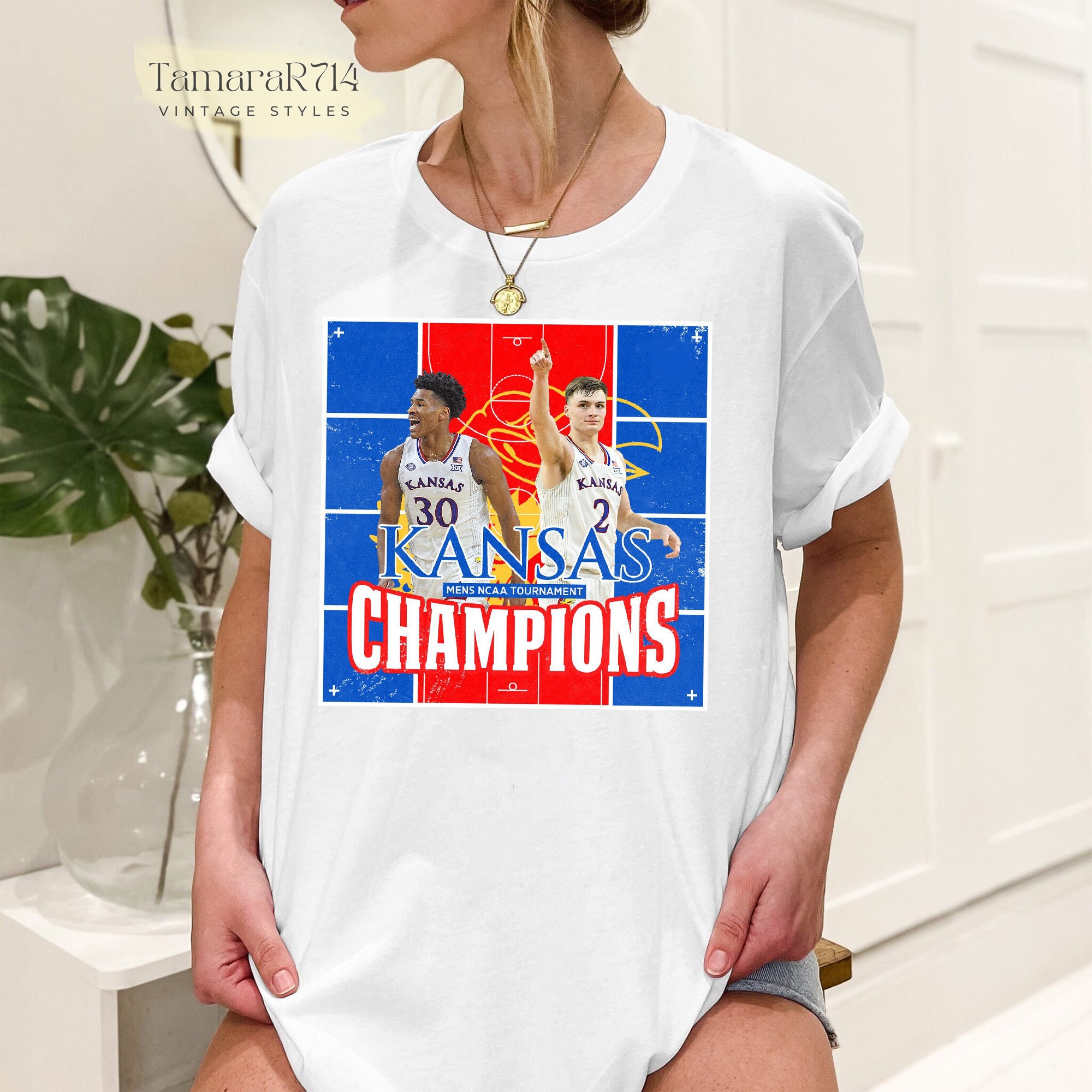 Ku Kansas Jayhawks Champions March Madness 2022 Shirt, Kansas Basketball Shirts - Image 4