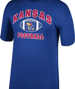 Ku Men'S Short Sleeve Basic Tee, Ncaa Kansas Jayhawks T-Shirt, Kansas Basketball Shirts