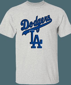 LA Dodgers Retro MLB T-Shirt Sweatshirt Hoodie Gifts for Baseball Fans