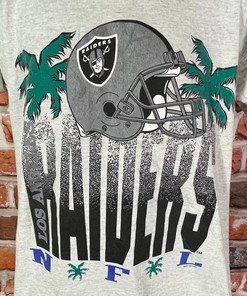 La Raiders Palm Trees Shirt Hoodie Sweatshirt, 90s Single Stitched Los Angeles Tee