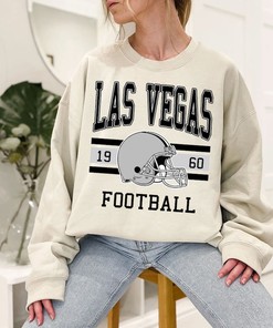Las Vegas Football Sweatshirt, Vintage Retro Las Vegas Football Shirt for NFL Fans