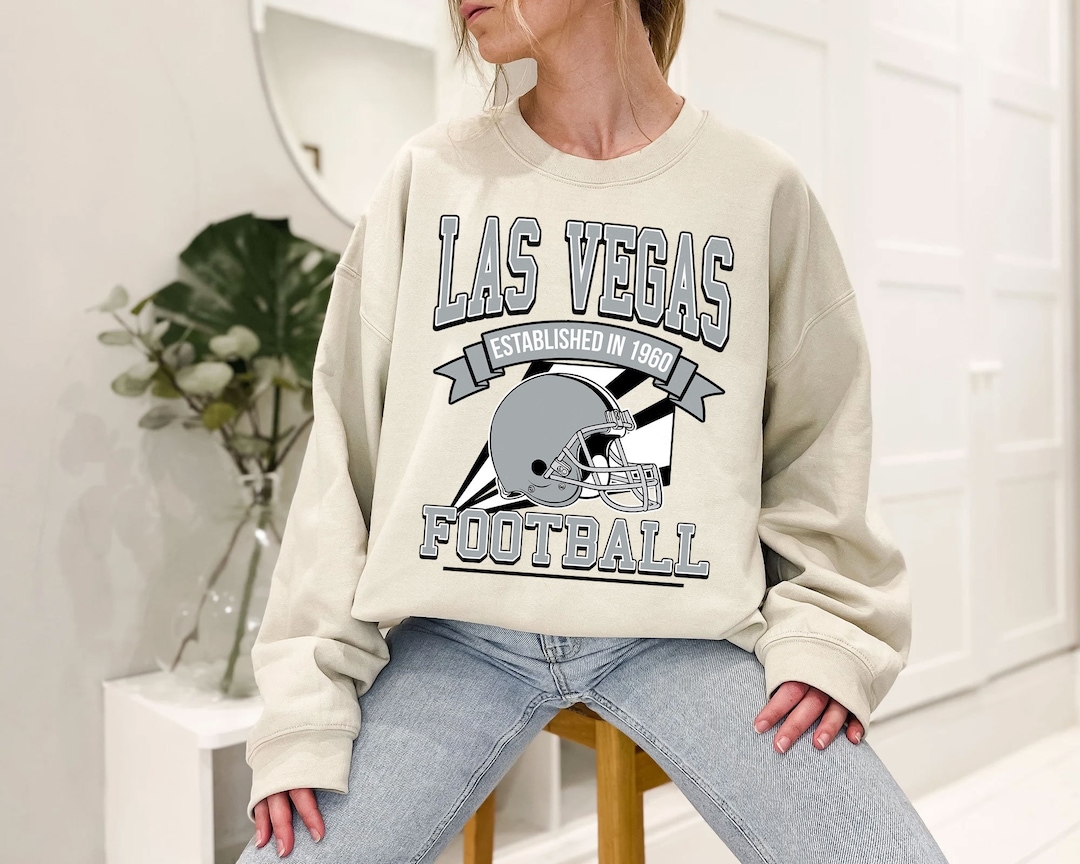 Las Vegas Football Team Sweatshirt, Retro Las Vegas Football Shirt for NFL Fans