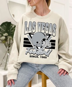 Las Vegas Football Team Sweatshirt, Vintage Las Vegas Football Shirt for NFL Fans