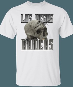 Las Vegas Raiders SKULL Retro NFL T-Shirt Sweatshirt Hoodie Gifts for Fans