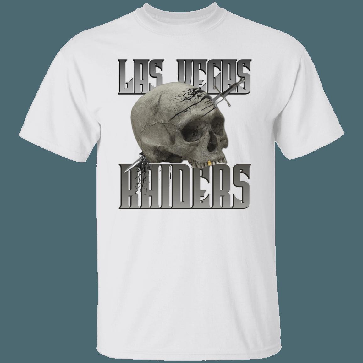 Las Vegas Raiders SKULL Retro NFL T-Shirt Sweatshirt Hoodie Gifts for Fans
