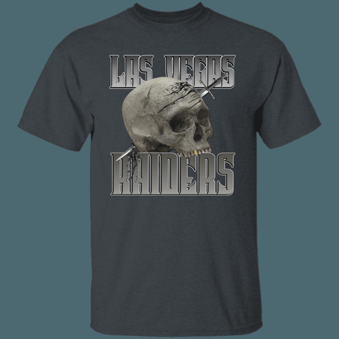 Las Vegas Raiders SKULL Retro NFL T-Shirt Sweatshirt Hoodie Gifts for Fans - Image 4