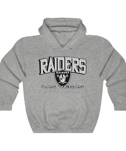 Las Vegas Raiders Vintage 90's NFL Hoodie Sweatshirt Sport Shirt