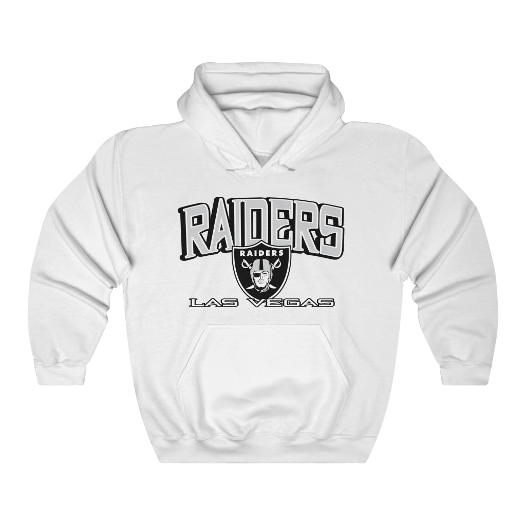 Las Vegas Raiders Vintage 90's NFL Hoodie Sweatshirt Sport Shirt - Image 2