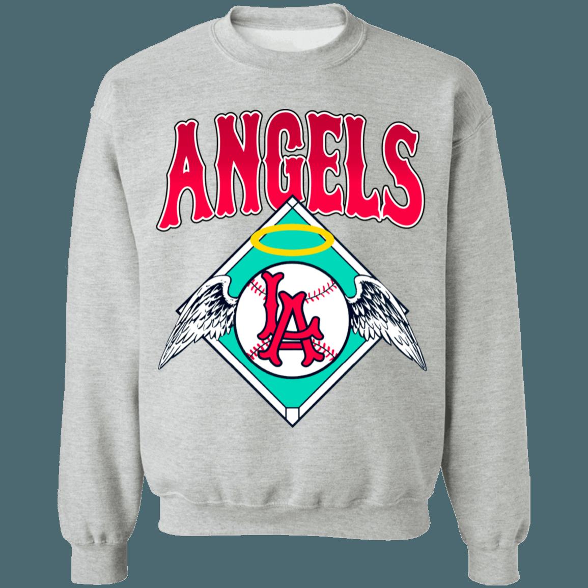 Los Angeles Angels Vintage Crewneck Sweatshirt Hoodie Shirt for MLB Fans - Image 3