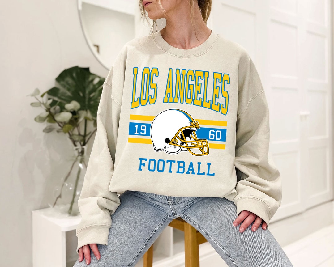 Los Angeles Football Sweatshirt, Vintage Retro Los Angeles Football Shirt for NFL Fans