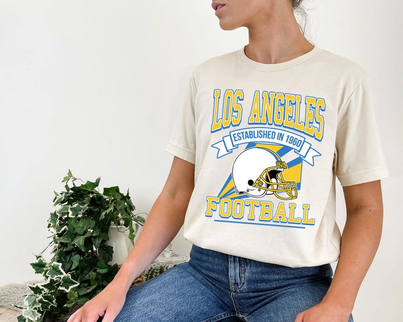 Los Angeles Football Team Sweatshirt, Retro Los Angeles Football Shirt for NFL Fans - Image 4