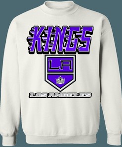 Los Angeles Kings COLOR RUSH Retro NHL Sweatshirt Hoodie TShirt For Hockey Lovers