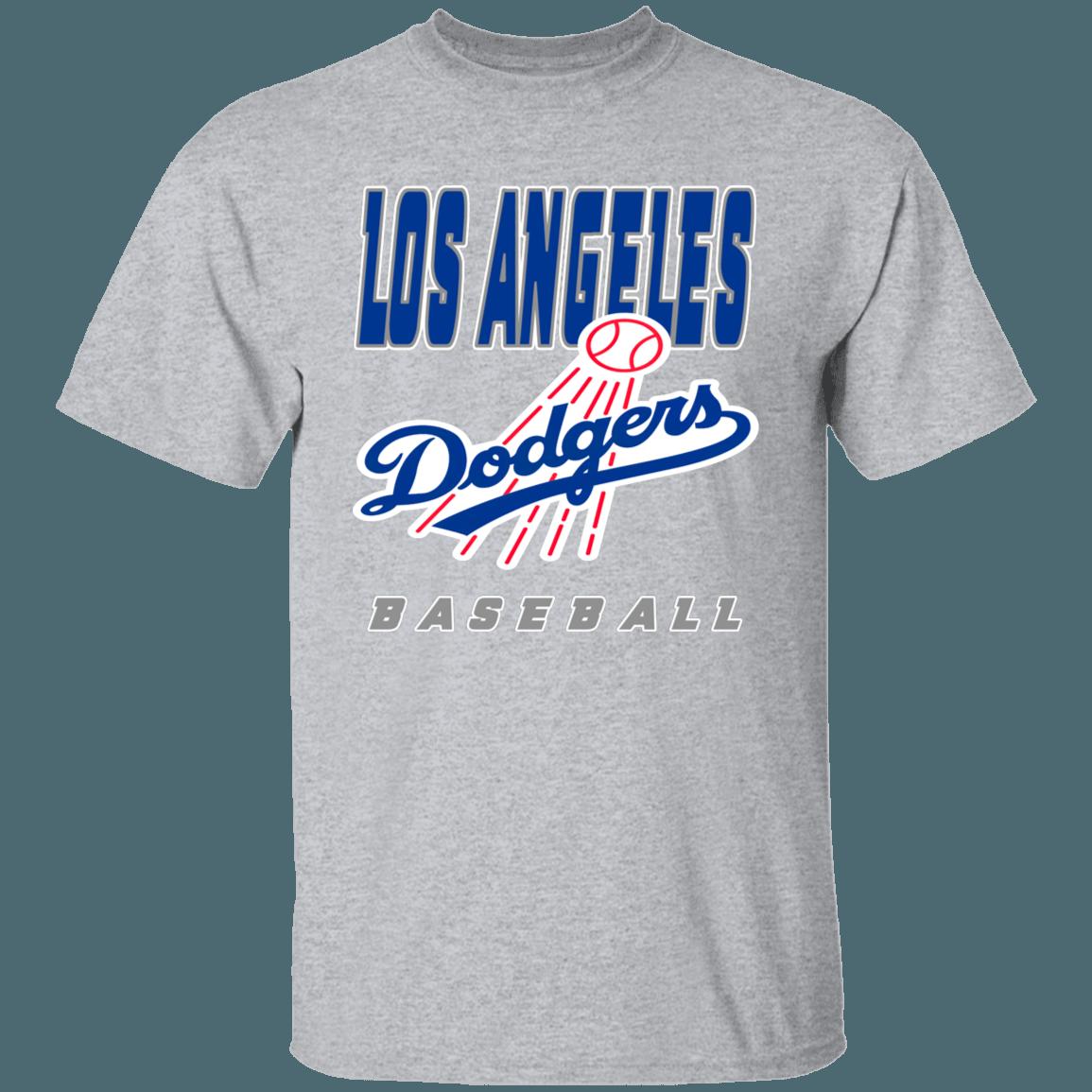 Los Angeles LA Dodgers 1990's Retro MLB T-Shirt Sweatshirt Hoodie Gifts for Baseball Fans - Image 2