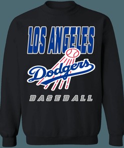 Los Angeles LA Dodgers 1990's Retro MLB Unisex Sweatshirt Hoodie Shirt