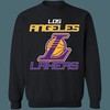Los Angeles LA Lakers 90's Retro NBA Vintage Sweatshirt Hoodie Shirt For NBA Fans