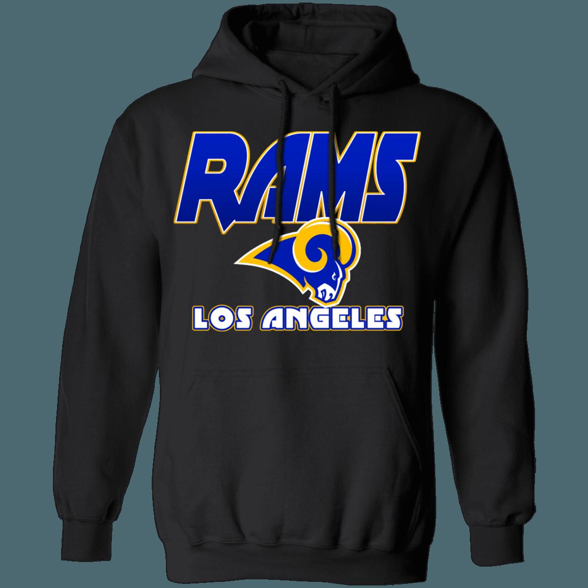 Los Angeles LA Rams Retro NFL Hoodie Sweatshirt Sport Shirt - Image 2