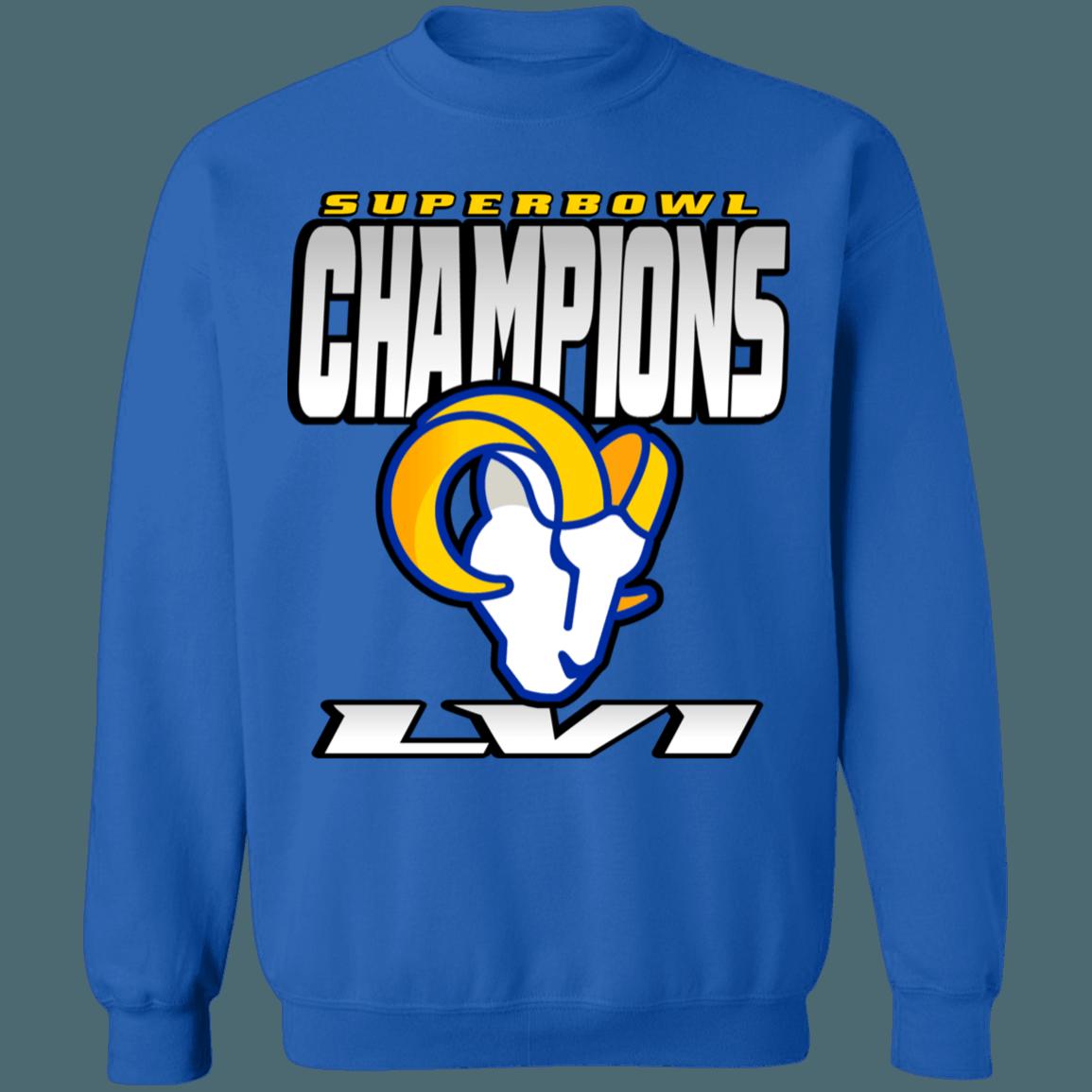 Los Angeles Rams 2022 Super Bowl LVI Champions NFL Sweatshirt - Image 3