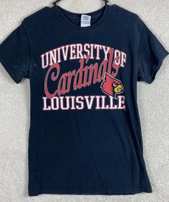 Louisville Cardinals Adult Small S T Shirt Hoodie Sweatshirtncaa University Football Fan Shirts