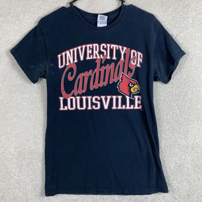 Louisville Cardinals Adult Small S T Shirt Hoodie Sweatshirtncaa University Football Fan Shirts