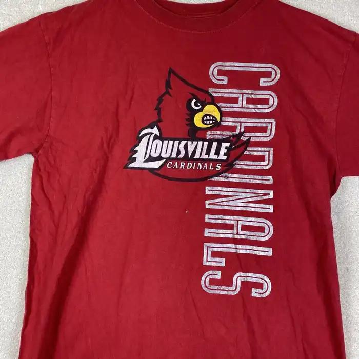 Louisville Cardinals Large T Shirt Ncaa Red Shirt University Football Shirt Gifts, Ncaa Fans - Image 2