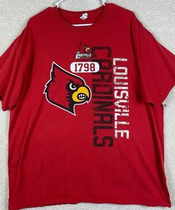 Louisville Cardinals Ncaa Red University Football Hoodie Sweatshirt