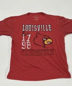 Louisville Cardinals Red Shirt Hoodie Sweatshirtamerica Vintage University Football Gifts For Ncaa Fans