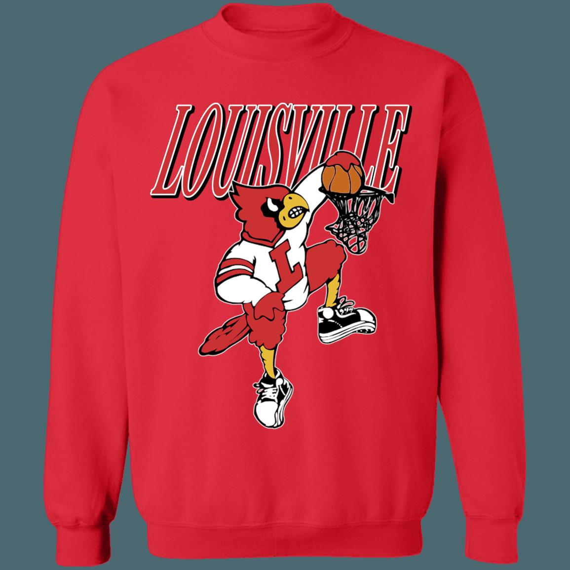 Louisville Cardinals Vintage NCAA BasketballSweatshirt Hoodie Shirt For Fans