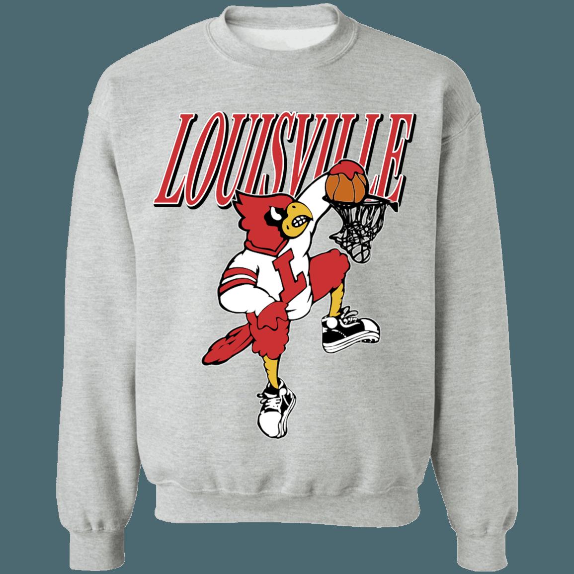 Louisville Cardinals Vintage NCAA BasketballSweatshirt Hoodie Shirt For Fans - Image 2